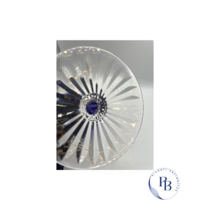verre saint louis, modele tommy, modèle tommy, cristal, cristal français, France, cristal France, puces, Riconti, pam aux puces de paris, cristallerie, baccarat, bleu nuit, neuf avec étiquette