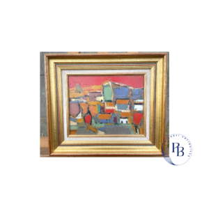 huile sur toile de toulouse, en france, en lot et garonne, tarn et garonne, sud ouest, muret, ville rose, puces de saint ouen, tableau ancien, cadre doré